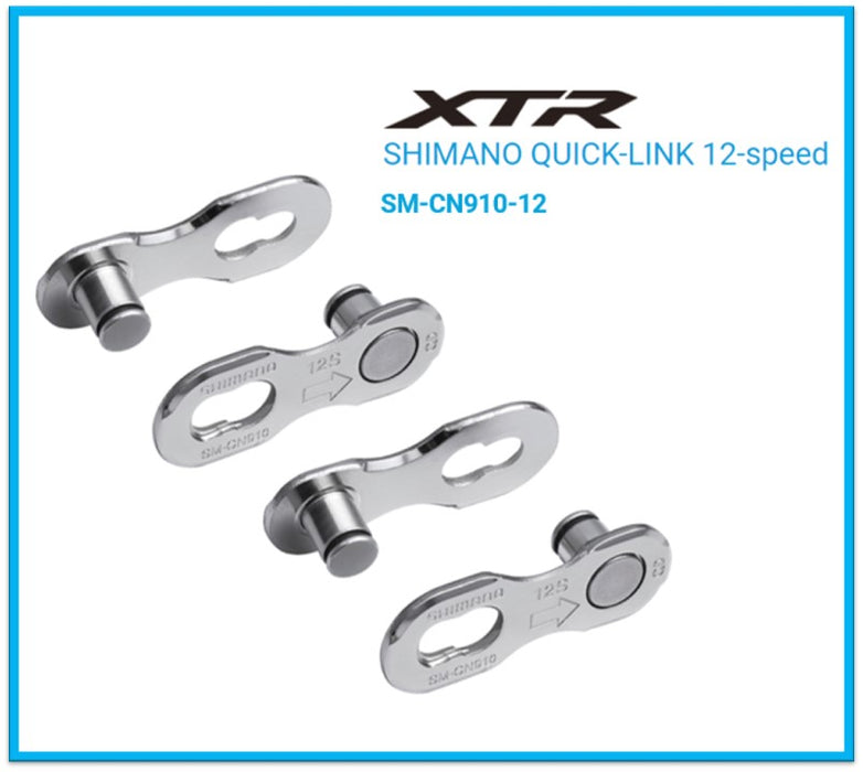 SHIMANO Chain Quick Link for 12 Speed SM CN910 12 and 11 Speed SM