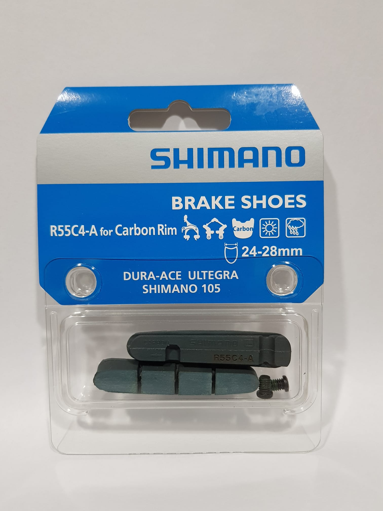Shimano Brake Pad R55C4-A for Carbon Rims 2-piece pack (1mm thinner ...