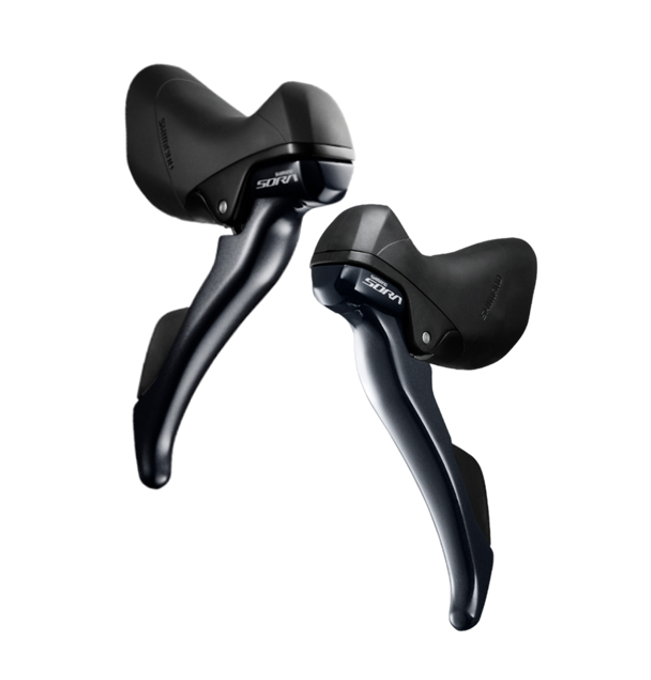 2x9速 ESTR3000 STIレバー Sora Shimano ブラック ST-R3000 STIレバー(デュアルコントロールレバー) シマノ | Amazon パーツ