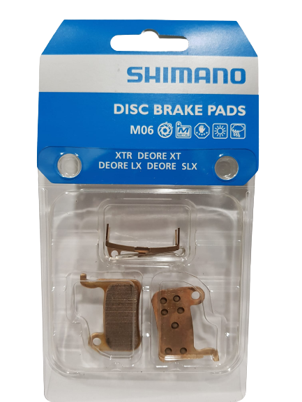 SHIMANO Disc Brake Pad Metal M06 - BR-M965 METAL PAD (M06) & SPRING