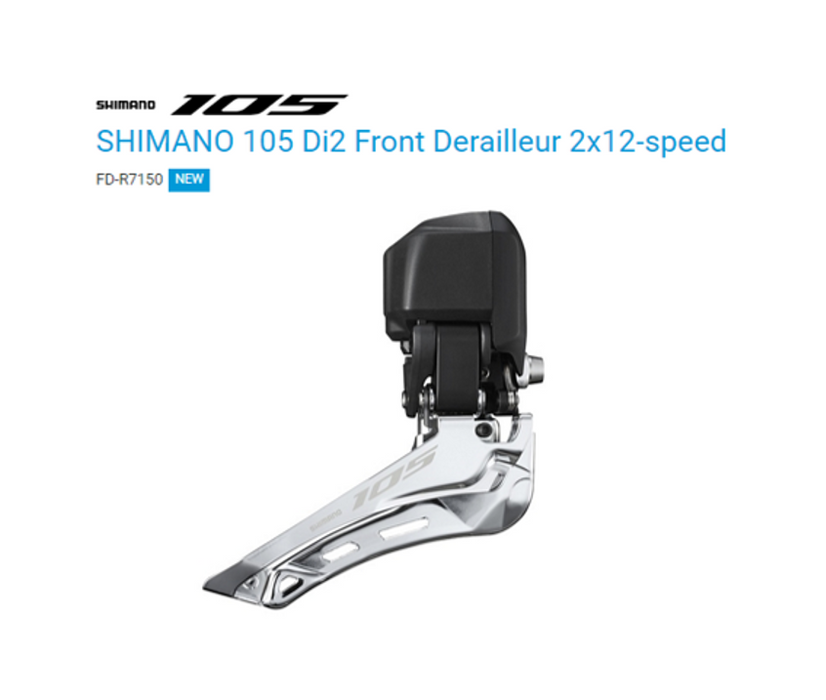 Shimano 105 FD-R7150 Di2 Front Derailleur 2x12 Speed