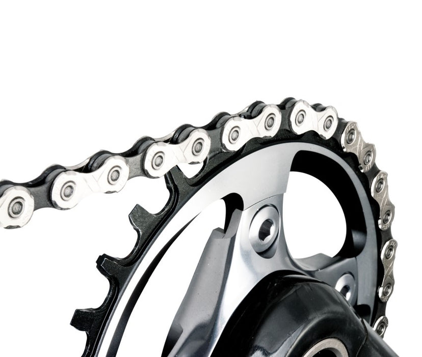 thumbnail image 2 of KMC X11 11-Speed Road Chain – 118 Links, Aurora Blue (EAN 4715575884608) 2 of 4