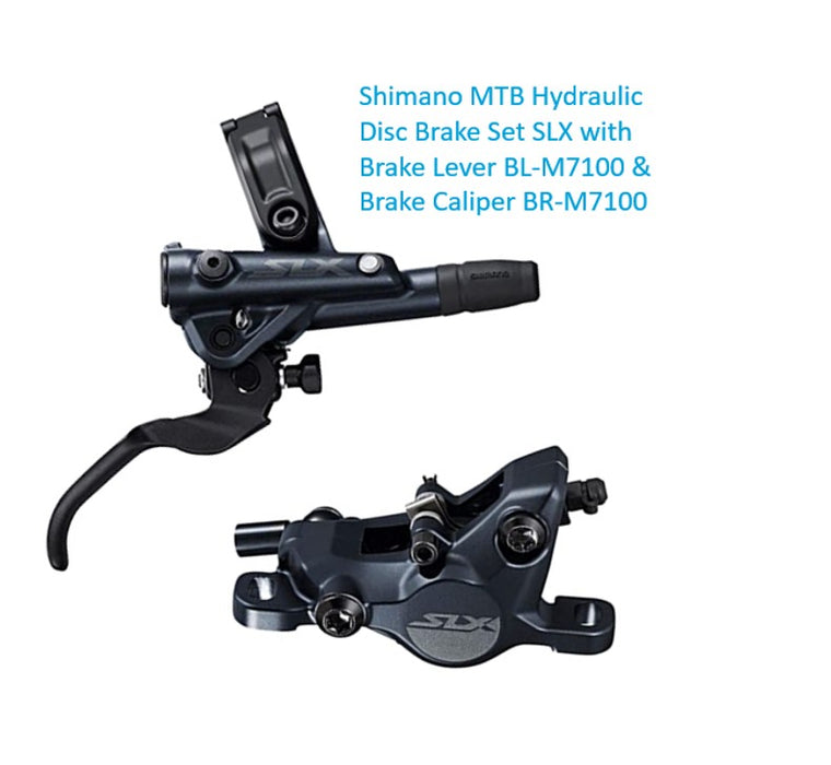 Shimano MTB Hydraulic Disc Brake Set SLX with Brake Lever BL-M7100 & Brake Caliper BR-M7100