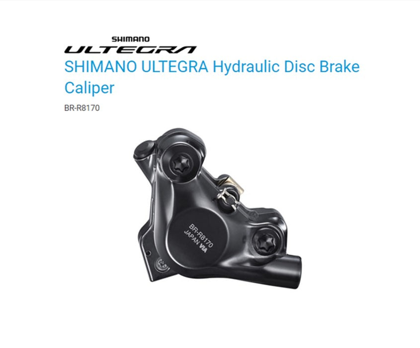 SHIMANO Hydraulic Disc Brake Caliper Ultegra BR-R8170 Flat Mount