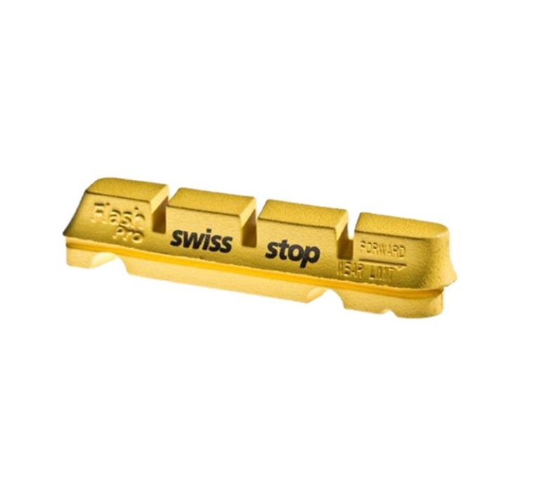 Swiss Stop FlashPro Yellow King Brake Pad for Carbon Rims (Set of 4pcs)