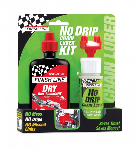 Finish Line No Drip Chain Luber Tool with 4oz Dry Lube