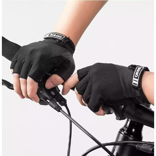CATEYE All Rounder Pro SF Gloves Cycling Short Finger Men's & Women's Black