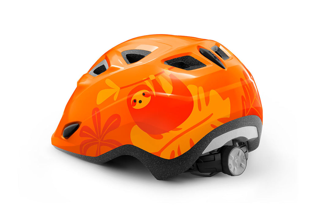 MET Kid's Helmet Elfo Genio Orange Jungle