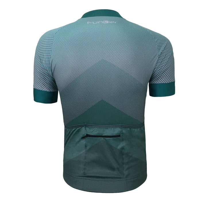 Funkier Men's Pro Short Sleeve Cycling Jersey J848 Ocean Green