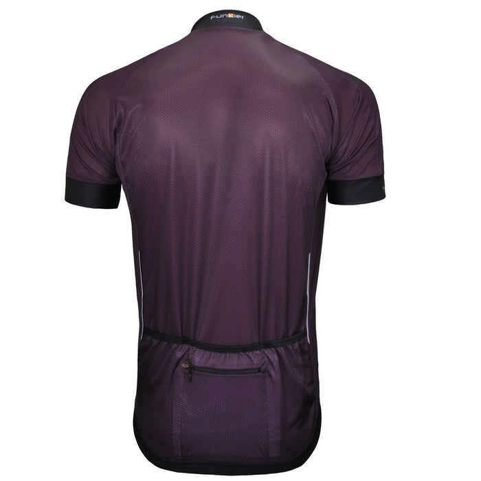 Funkier Men's Active Short Sleeve Cycling Jersey J930 Merlot