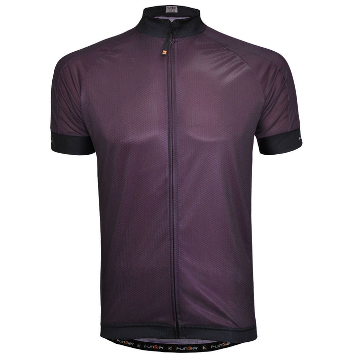 Funkier Men's Active Short Sleeve Cycling Jersey J930 Merlot (ANY 2 for $99)