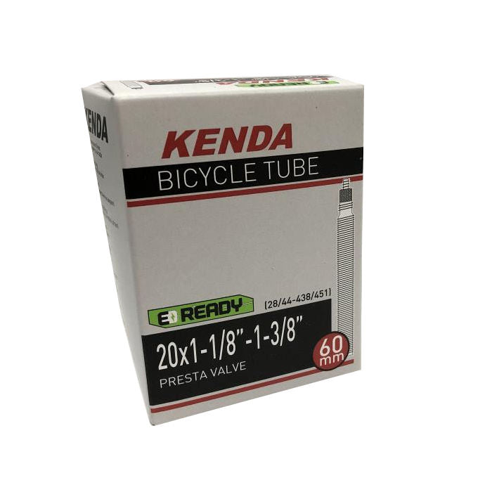 Kenda Tire Inner Tube 20 inch 1-1/8-1-3/8 (451) Presta Valve
