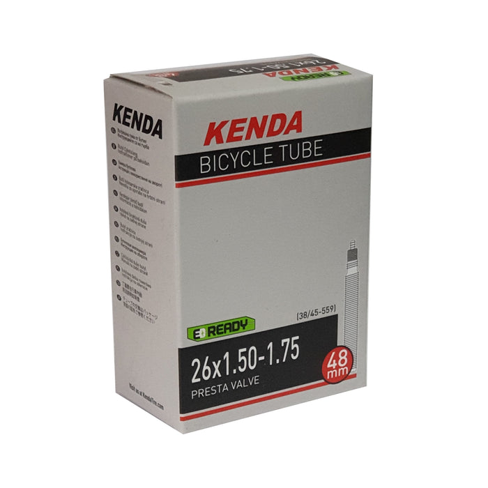 Kenda Tire Inner Tube 26 inch 1.5-1.75" Presta Valve