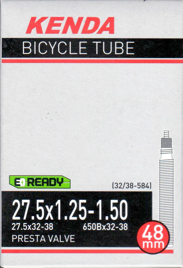 Kenda Inner Tube 27.5 inch 650B Presta Schrader Valve Bike Stop