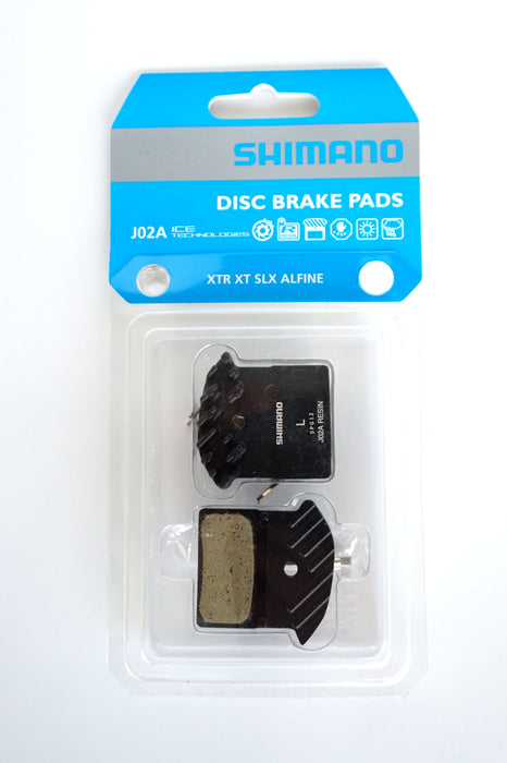 Shimano Disc Brake Pads with Fins J02A (Resin)